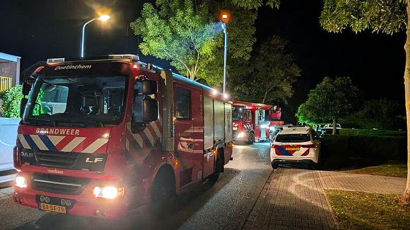 Brand bij woning aan Slotlaan in Doetinchem, geen gewonden
