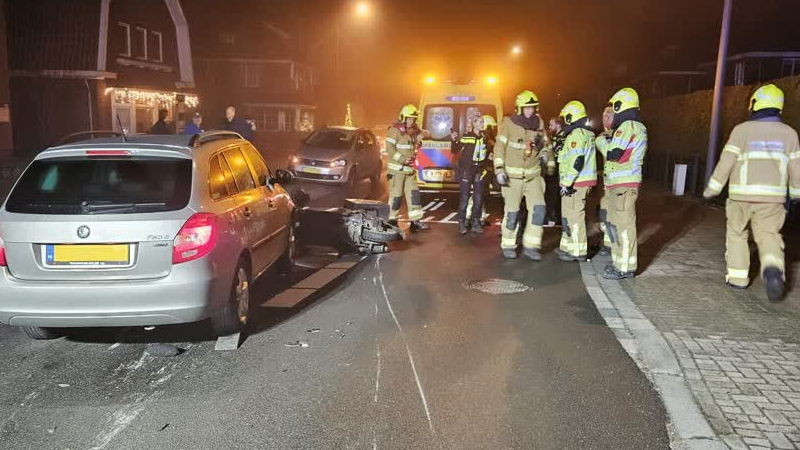 Scooterrijder gewond bij ongeval op Industrieweg in Terborg
