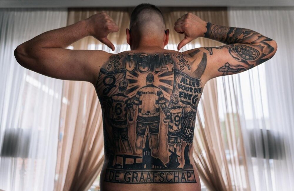 Wesley tattoo Graafschap 