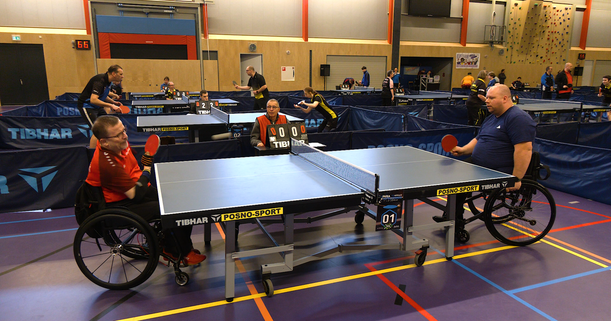 Eerste grote paratafeltennistoernooi in Achterhoek trekt sporters uit hele land