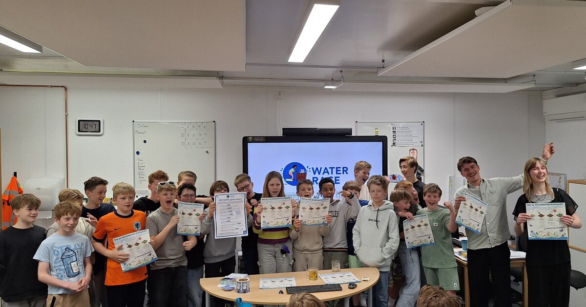 Varsseveldse basisschoolleerlingen in de ban van Water Race: ‘Water is goud waard’