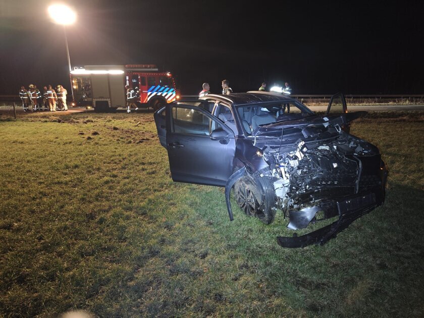 Bestuurder meegenomen voor blaastest na ongeval op N18 bij Eibergen