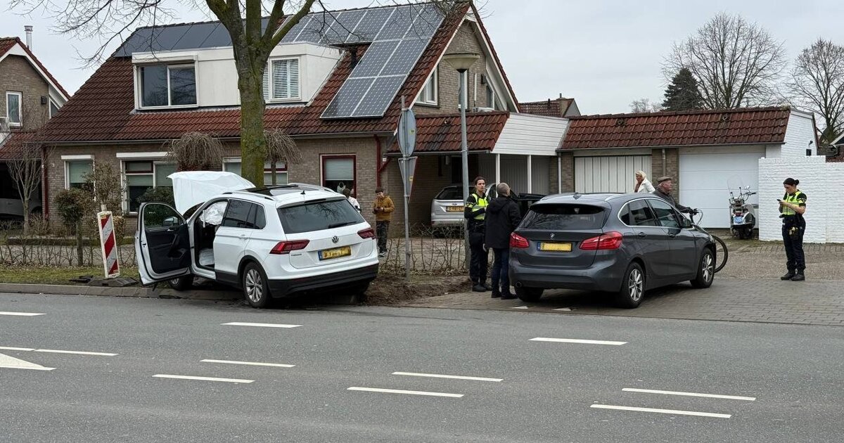 Botsing tussen automobilisten in Doetinchem