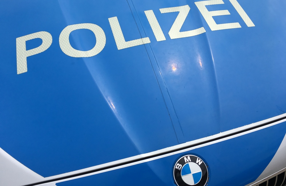 Polizei auto vooraf