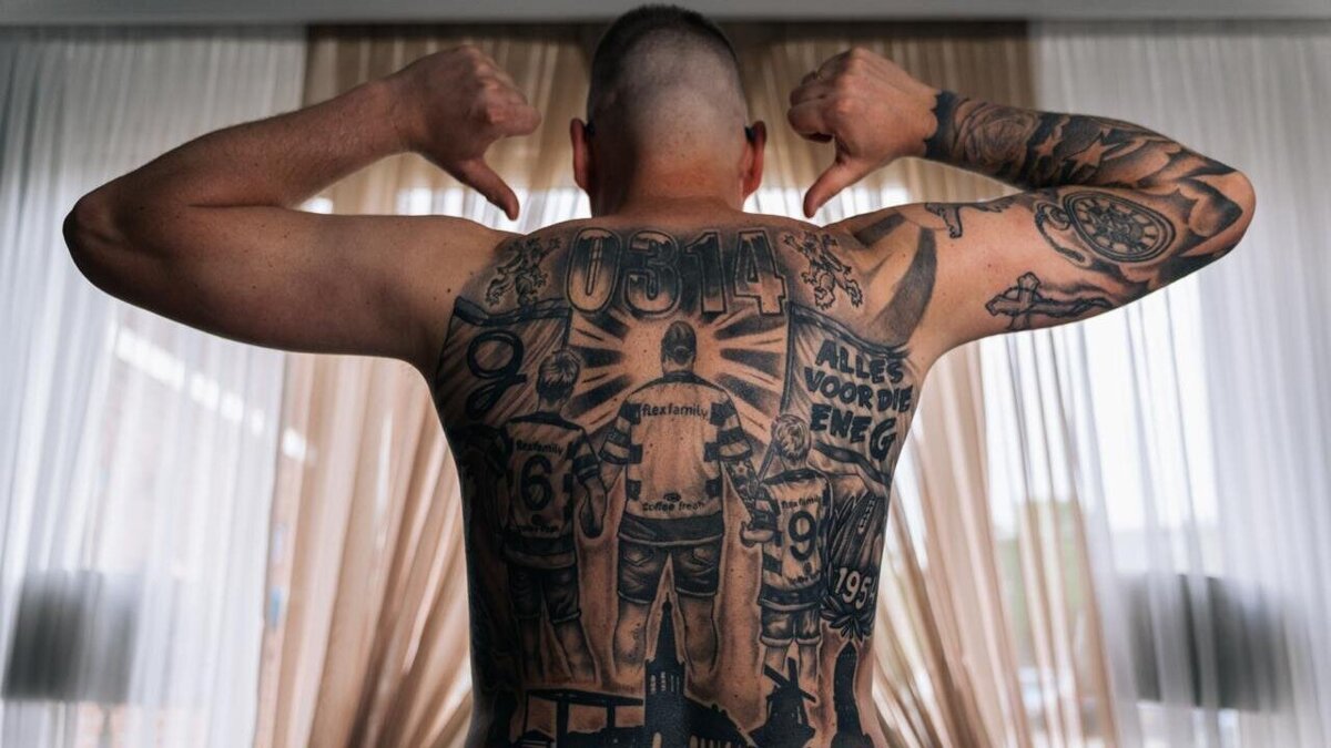 Wesley tattoo Graafschap 