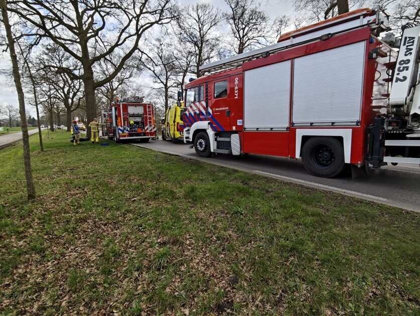 Bestuurster gewond na botsing tegen boom op N319 bij Winterswijk
